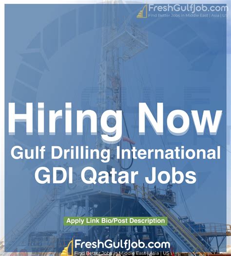 Gulf Drilling International Jobs | GDI Qatar Careers 2024
