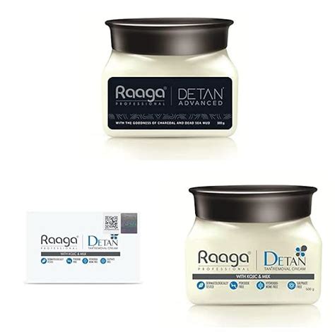 Raaga Professional Detan Combo - Raaga DeTan with Kojic and Milk for ...