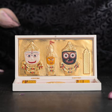 Svastika Pocket Temple | 24K Gold & Silver Temple Boxes