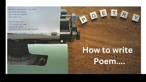 Image result for How to Write Poetry