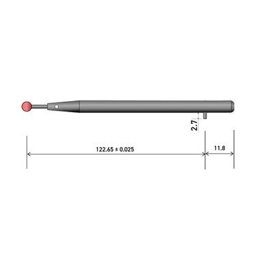 150mm 4mm Ball Stylus Arm - AMETEK - India