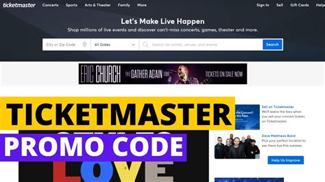 Image result for Ticketmaster Discount Code