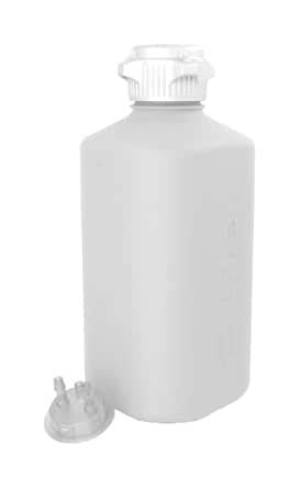 Heavy Duty Vacuum Bottle HDPE, Open 50mm Cap with Closed and 1/4 Hose ...