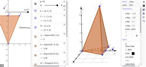 Image result for GeoGebra Pyramide