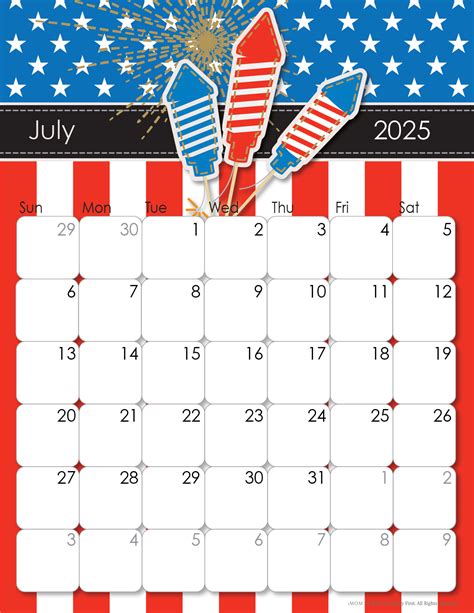 2025 Whimsical Printable Calendars for Moms - iMOM