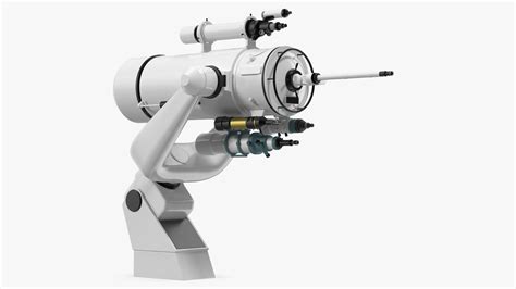 3D Scientific Observatory Telescope Rigged for Cinema 4D model | 3D ...