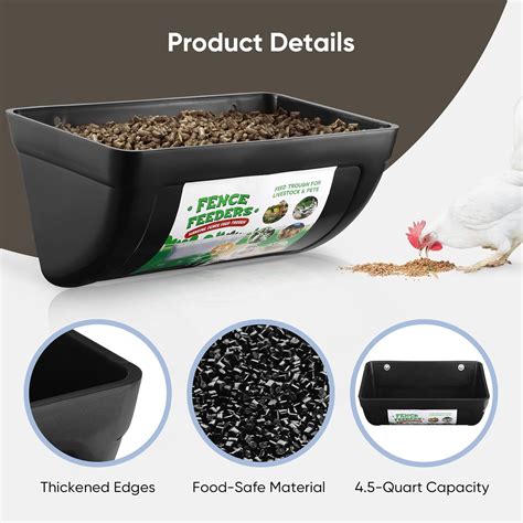 Chewoof 4 Pack Goat Feeders Hanging, Chicken Feeder, with India | Ubuy