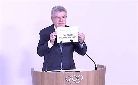 IOC elects Dolomiti Valtellina in the Italian Alps as host of the ...