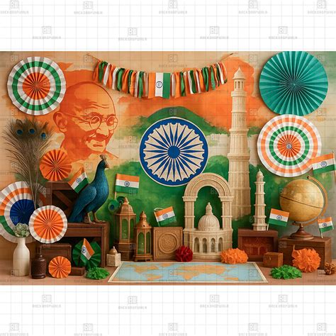 TRI COLOUR INDEPENDENCE DAY BACKDROP – Backdropwala