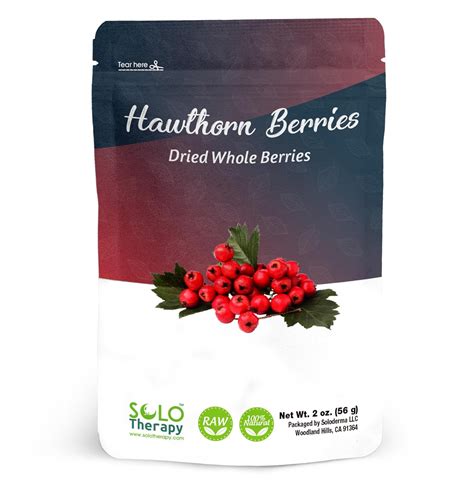 Amazon.com : Hawthorn Berry Tea - 56 grams - Hawthorn Berries Whole ...