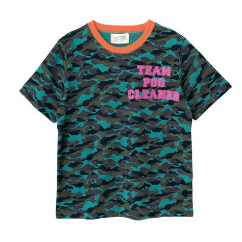 TEAM POO CLEANER T-shirt APE(ヒト) | DOGAPE