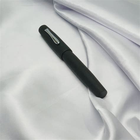 Gama MP Matte Black handmade Ebonite Body and Cap Silver Trims with No ...