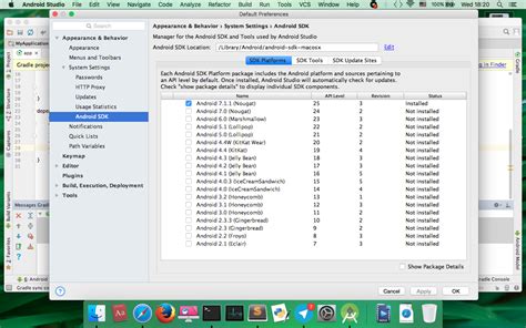 Rezultat imagine pentru Android SDK Manager Tool Not Found