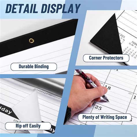 Wabhas Desk Calendar,2024 Desk Calendar Large 22x17 Runs India | Ubuy