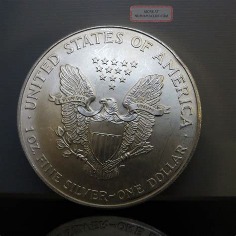 1996 American Silver Eagle. 999 1 Ounce Dollar Coin