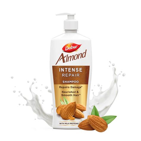 Buy Dabur Almond Intense Repair Shampoo for Smooth Hair | Official e ...