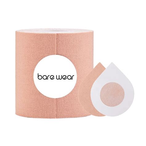 Buy bear wear Combo Body Tape 7.5 cm Width & Nipple Pasties (5 Pairs ...