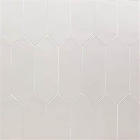 Ivy Hill Tile Russell White Porcelain Picket Tile - Matte Finish ...