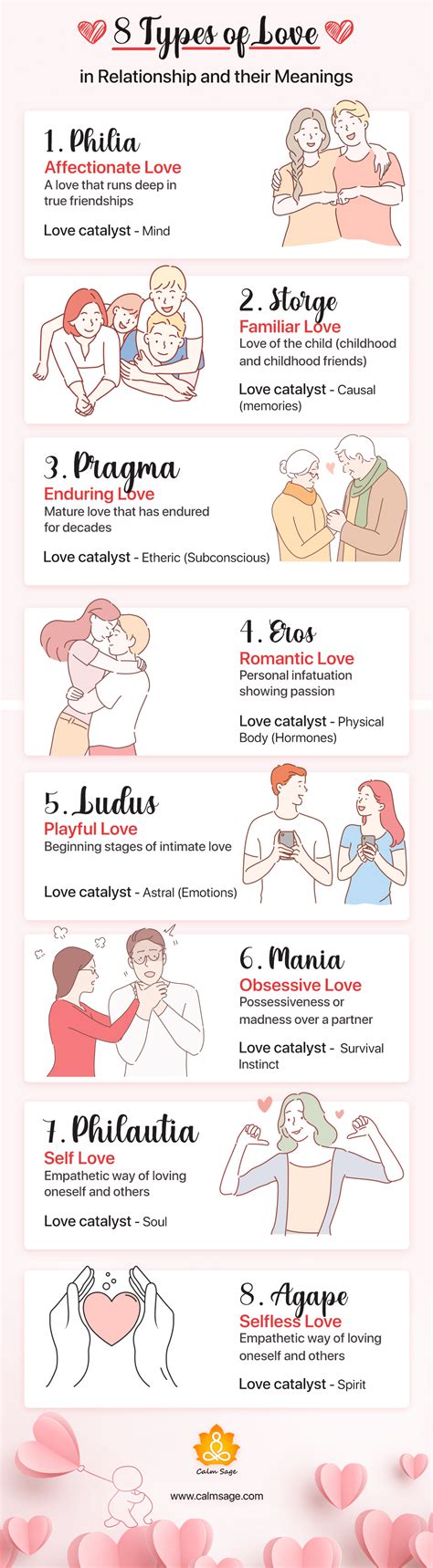 8 Different Types of Love According to Greek | Perfect Combination for You