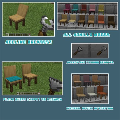 Minecraft Seating Mods 的图像结果