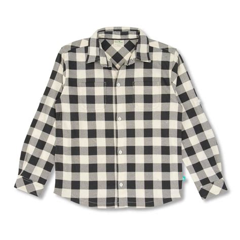 Baby Boys Checked Full Sleeve Button Down Collar Shirt – Juscubs