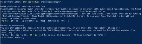 Image result for Admin Credentials PowerShell