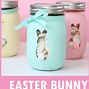 Image result for Easter Bunny Mason Jars