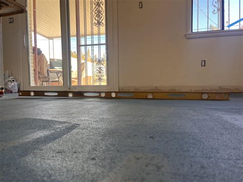 Concrete Over Tile Floor