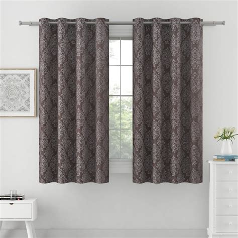 Buy SWAYAM Set of 2 Jacquard Blackout Window Curtains from Swayam at ...