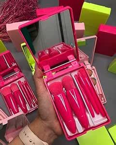 Bajajbeautyshop Travel Makeup Brush Set, 5pcs Mini Complete Function ...