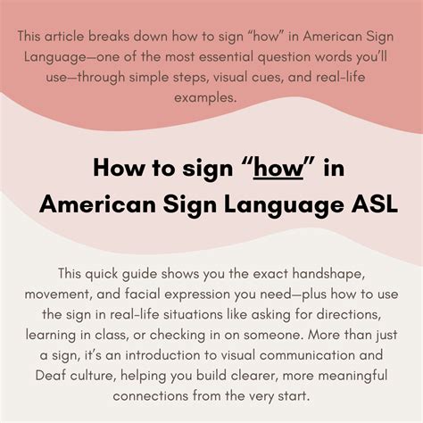 How to sign Wh-Questions in American Sign Language (ASL) | Start ASL