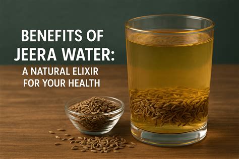 Benefits of Jeera Water: A Natural Elixir for Your Health