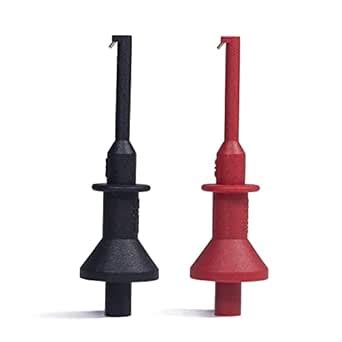 BOCEUC Test Hooks Clips, Multimeter Test Lead Kit Mini Test Hook Clip ...