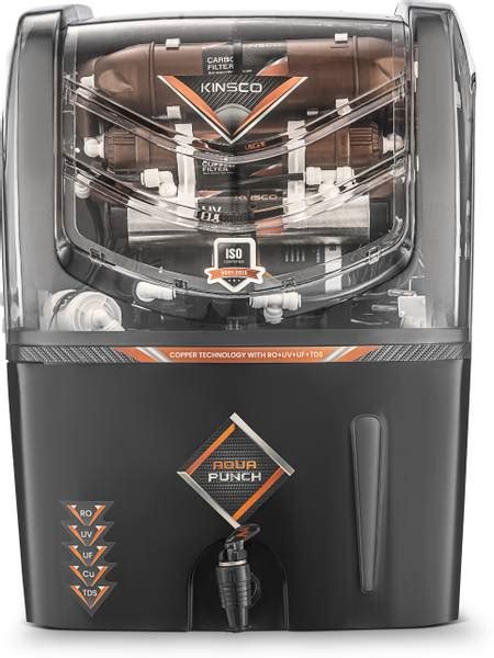 Kinsco Aqua Punch Copper Charge Ro 15 L RO + UV + UF + TDS + Copper ...