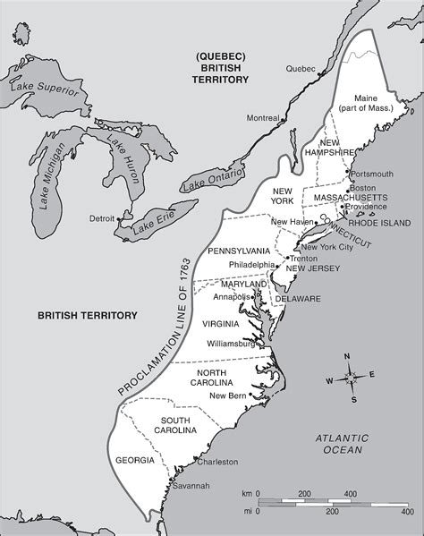 Original 13 Colonies And Capitals