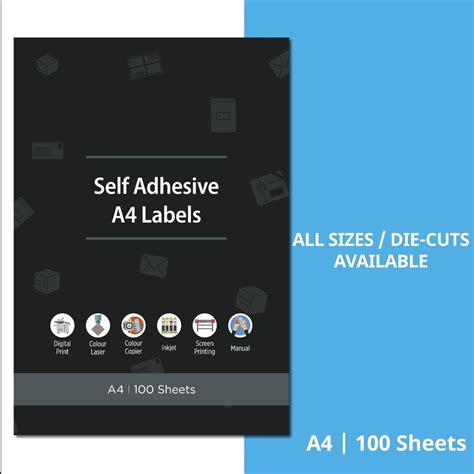 Image result for Sticker Backing Paper A4