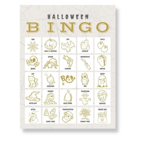 Halloween Bingo Cards (Printable) - Worksheets Library