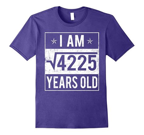Square Root of 4225 for 65th Birthday 65 Years Old T Shirt-TD – Teedep