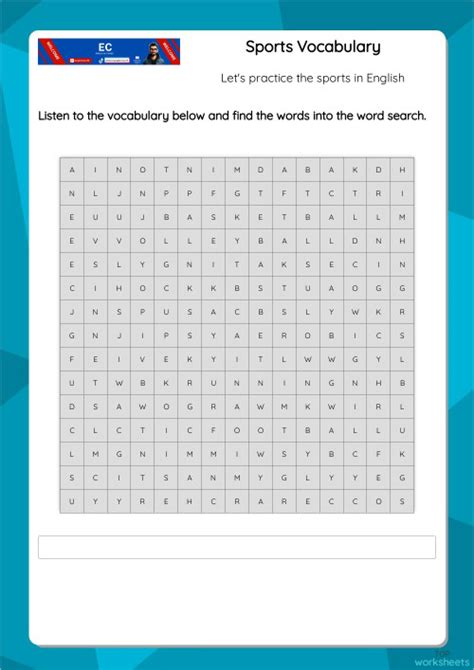 Sports Worksheet 的图像结果