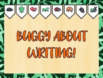 Insects & Bugs Bulletin Board Kit & Door Décor, BUGGY ABOUT WRITING ...