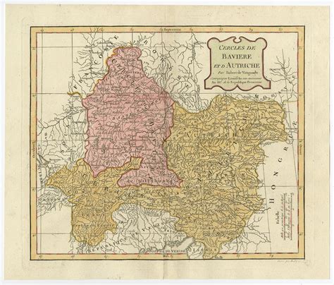 Antique Map of Bavaria by Delamarche (1806)