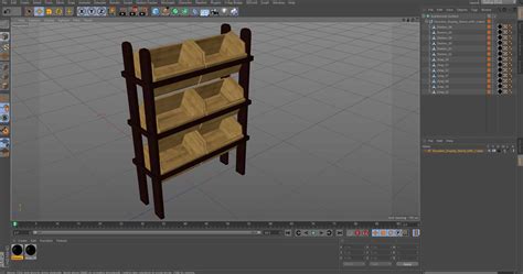 Wooden Display Stand with Crates 3D | 3D Molier International