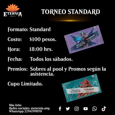 Torneo Standard, Eternia MTG, Veracruz, 28 October