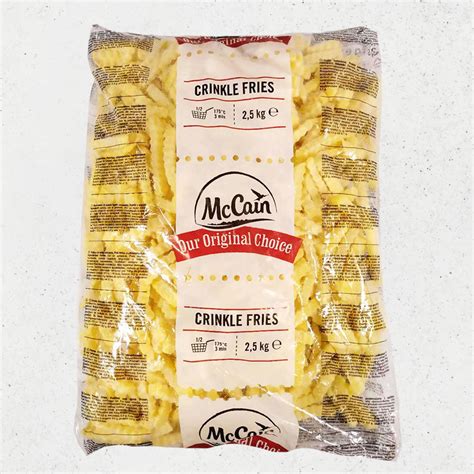 French Fries Crinkle Cut McCain (2.5Kg) - Eater's Market