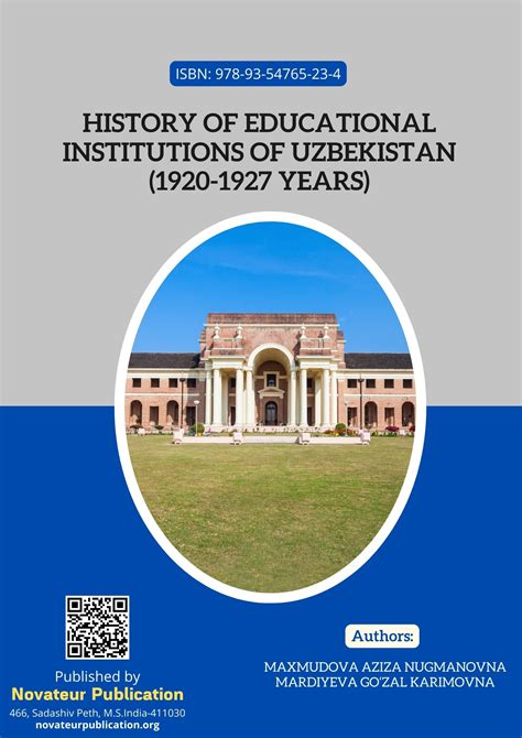 HISTORY OF EDUCATIONAL INSTITUTIONS OF UZBEKISTAN (1920-1927 YEARS ...