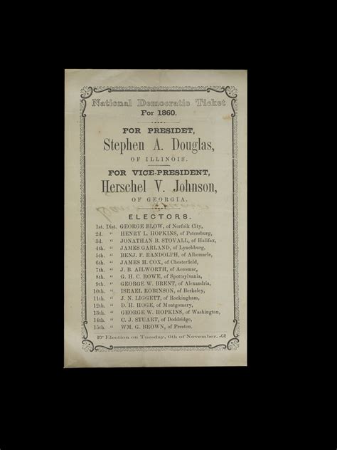 Stephen Douglas for President | National Museum of American History