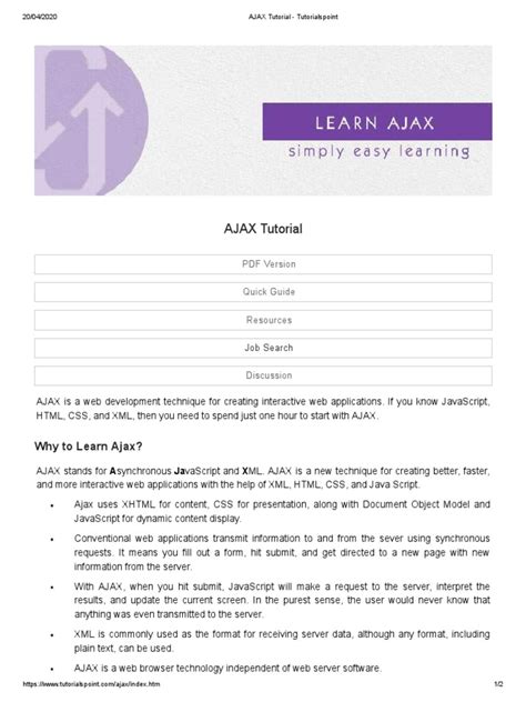 Ajax Tutorials with JavaScript 的图像结果