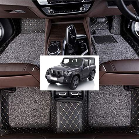 Vahan Expo 7D Mats for Thar New (2021-2022) | 7D Car Mat Floor Foot ...