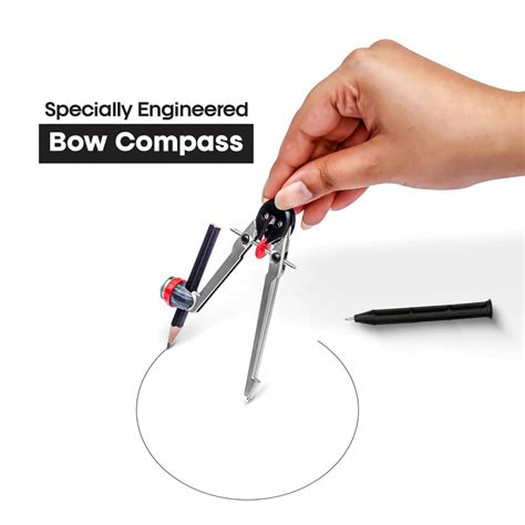 Camlin Scholar Pro Geometry Box – 12-Piece Maths Drawing Instruments S