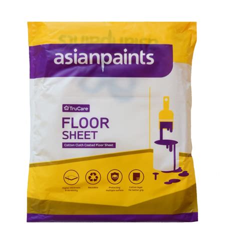 Asianpaints TruCare Cotton Coated Floor Sheet (Dimension 3.058m×2.438m ...